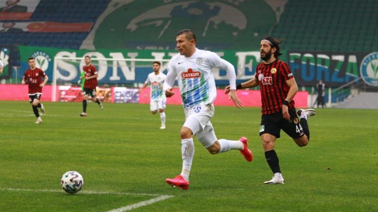 Çaykur Rizespor 3-0 Eskişehirspor (Maç özeti ve golleri)