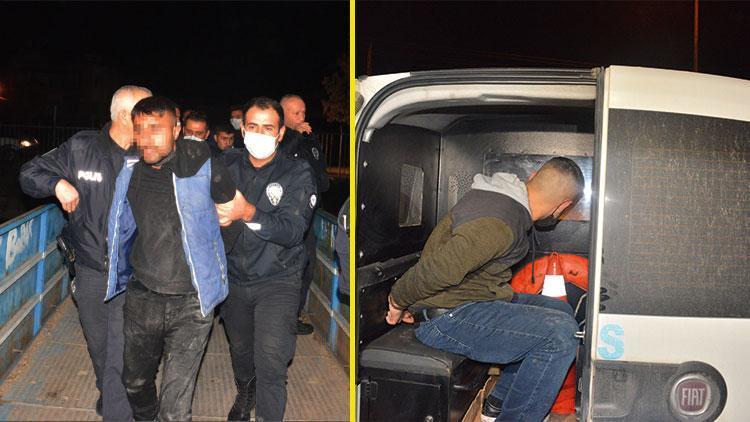 Adanada olaylı gece Nefes kesen kovalamaca sonucu yakalandılar