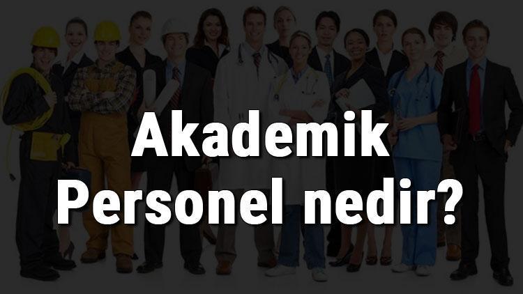 Akademik Personel nedir, ne iş yapar ve nasıl olunur Akademik Personel olma şartları, maaşları ve iş imkanları