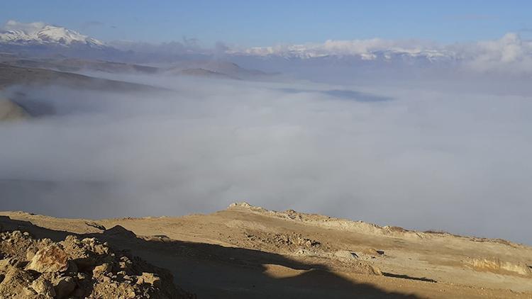 Erzurum’da yoğun sis etkili oluyor