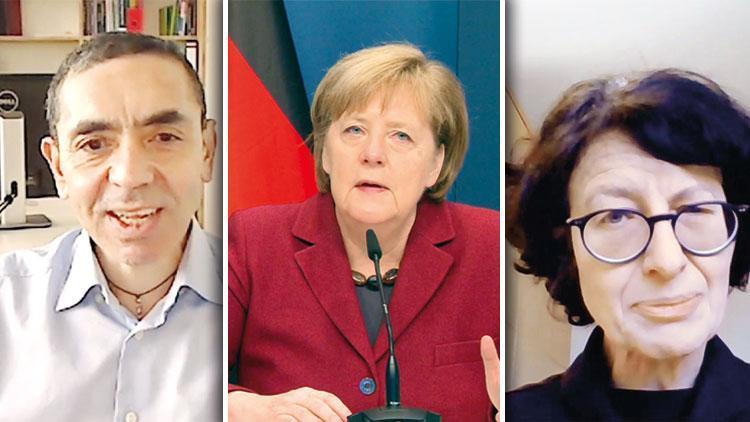 Merkel, Türk aşı mucitlerini tebrik etti