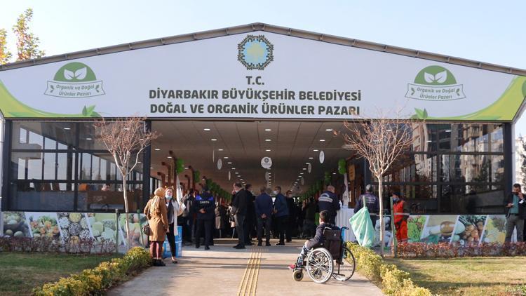 Diyarbakırda organik ürün pazarı açıldı