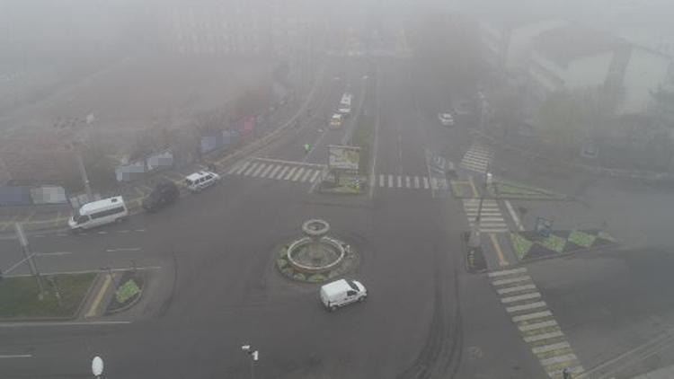 Kısıtlamanın ilk gününde Diyarbakır havadan görüntülendi