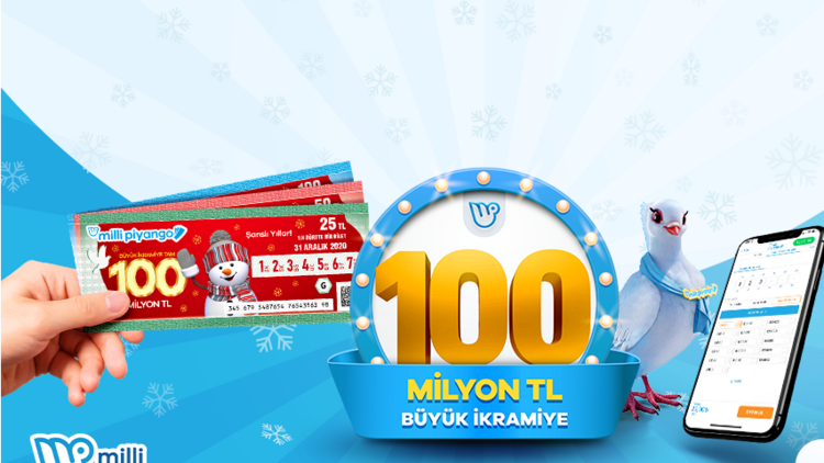 Geri sayım başladı Yılbaşında büyük ikramiye 100 milyon TL... Milli Piyango Yılbaşı biletleri Millipiyangoonline.comda