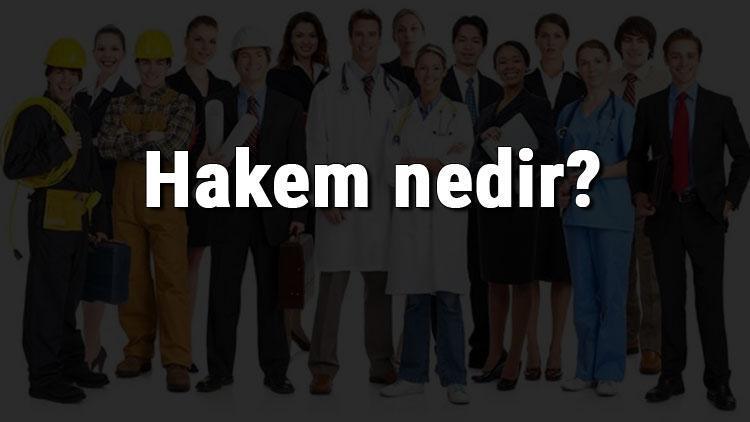 Hakem nedir, ne iş yapar ve nasıl olunur Hakem Olma şartları, maaşları ve iş imkanları