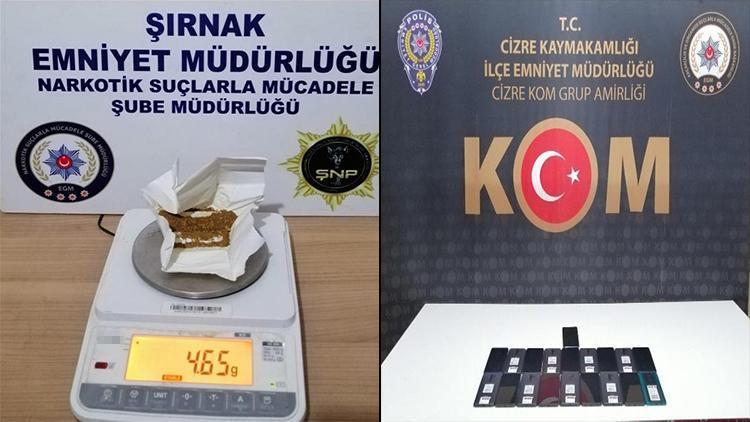 Şırnakta kaçakçılık operasyonu: 40 gözaltı