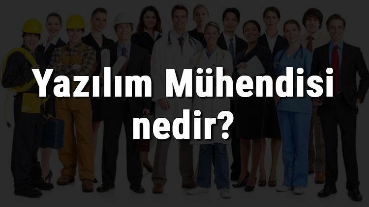 Yazılım Mühendisi nedir, ne iş yapar ve nasıl olunur Yazılım Mühendisi olma şartları, maaşları ve iş imkanları