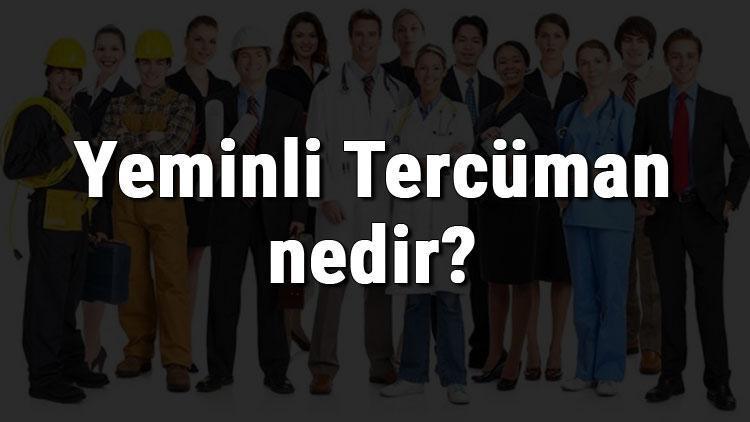 Yeminli Tercüman nedir, ne iş yapar ve nasıl olunur Yeminli Tercüman olma şartları, maaşları ve iş imkanları