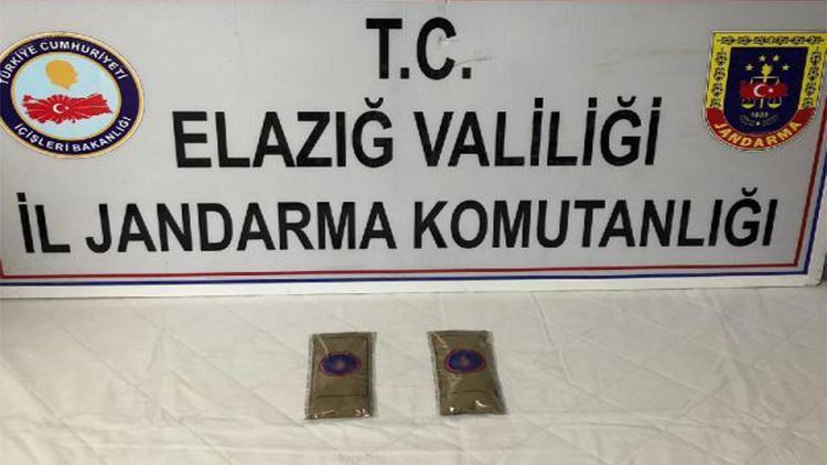 Elazığda 315 gram esrar ele geçirildi