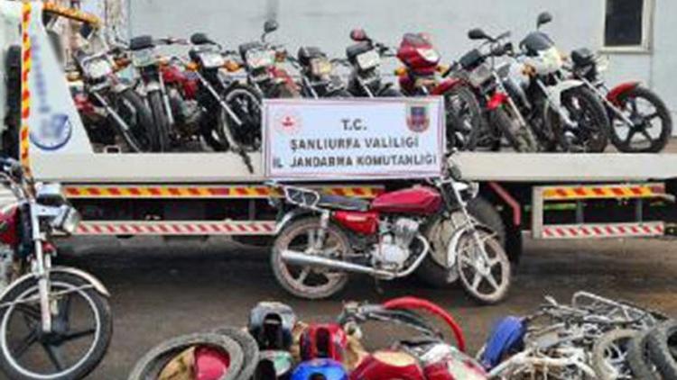 Şanlıurfa’da, motosiklet hırsızlığına 6 gözaltı