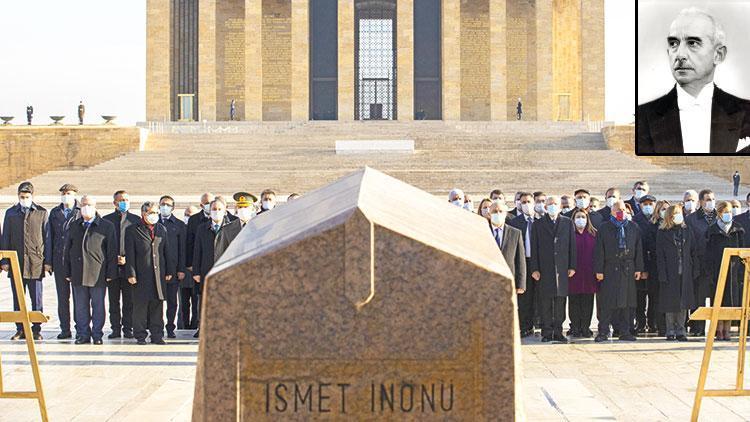 Anıtkabir’de İnönü’yü anma