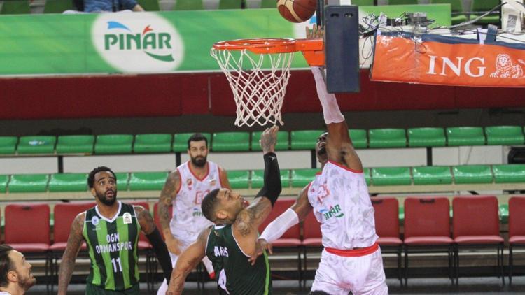 Basketbol Süper Ligi | Pınar Karşıyaka-OGM Ormanspor: 86-57