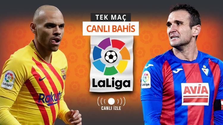 Barcelonada Messi yok Eibar karşısında galibiyetlerine iddaada...