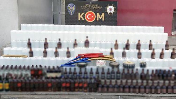 Adana’da, yılbaşı öncesi bin litre etil alkol ele geçirildi