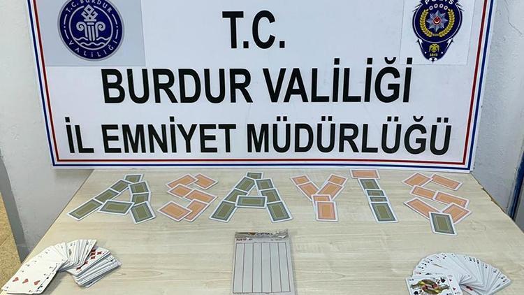 Burdur’da kumar operasyonu
