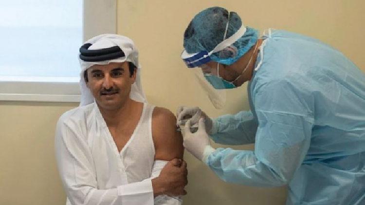 Katar Emiri Al Sani koronavirüs aşısı yaptırdı