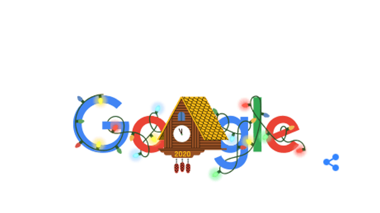 202 Yılbaşı Doodleı sosyal medyada gündemde - Google yılbaşı 2021 gününü doodle yaparak kullanıcılarını şaşırttı