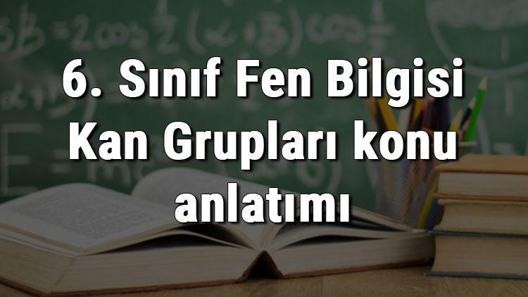 6. Sınıf Fen Bilgisi Kan Grupları konu anlatımı