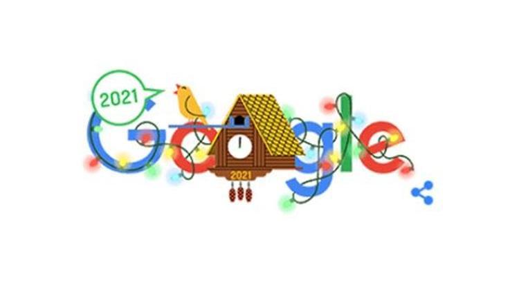 Google yeni yılı böyle kutladı