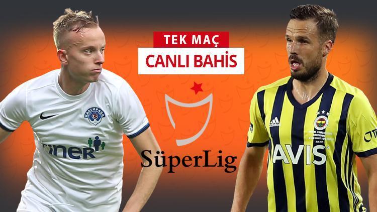 Fenerbahçeye Kasımpaşa maçı öncesi 3 müjde Galibiyetlerine iddaada...