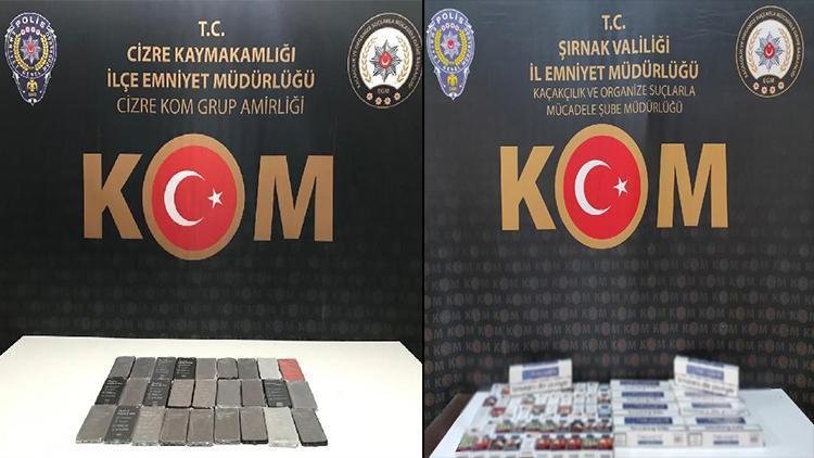 Şırnakta kaçakçılık operasyonu: 23 gözaltı