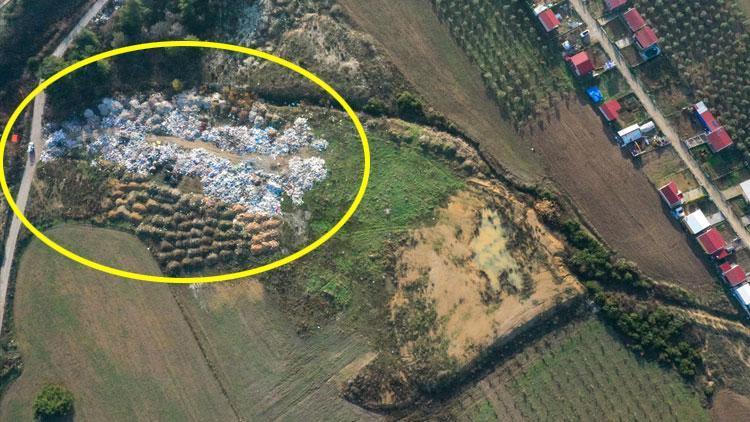 İzmirde çirkin görüntü Moloz yığınları havadan böyle görüntülendi