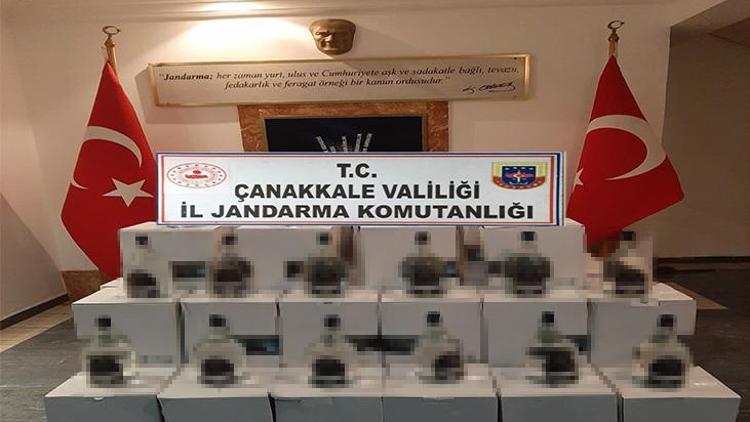 Çanakkale’de kaçak içki operasyonu