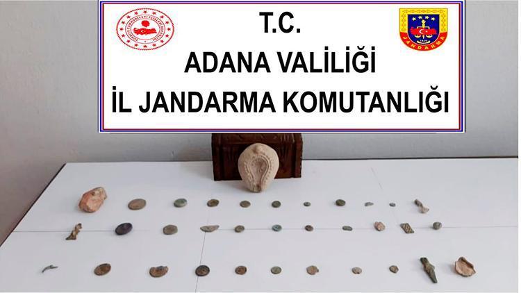 Adana’da tarihi eser kaçakçılığı yapan 2 kişi yakalandı