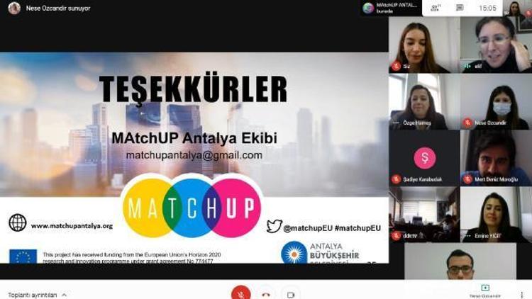 MatchUp Projesinin ilk çevrimiçi Şehirler Ağı Çalıştayı gerçekleştirildi