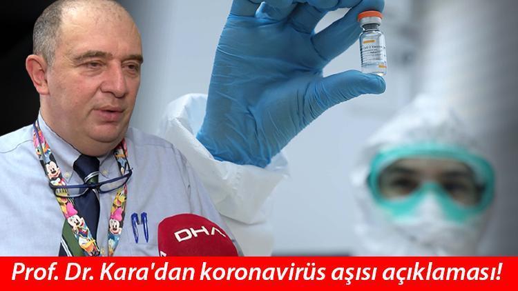Prof. Dr. Karadan koronavirüs aşısı açıklaması Herhangi bir problem yaşamazsak