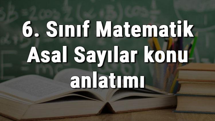 6. Sınıf Matematik Asal Sayılar konu anlatımı