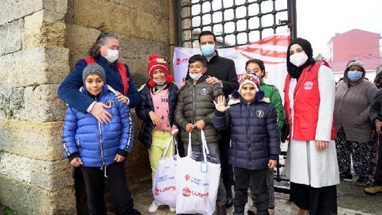 WEFAdan Edirnede çocuklara kışlık yardım