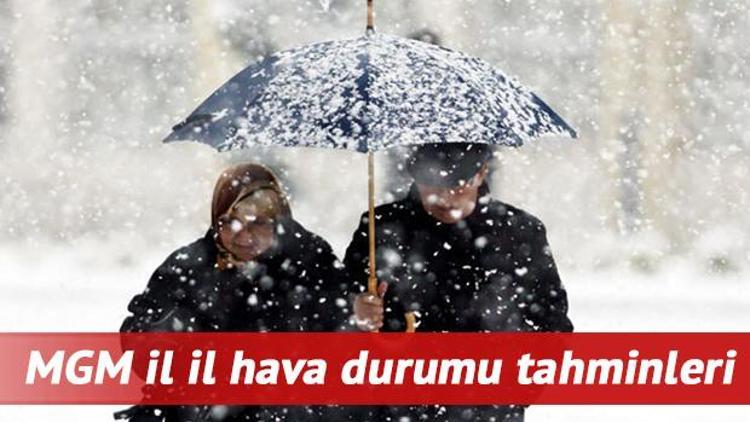 Bugün hava nasıl olacak Meteorolojiden sağanak ve kar yağışı uyarısı MGM 13 Ocak İstanbul, Ankara, İzmir ve il il hava durumu tahminleri
