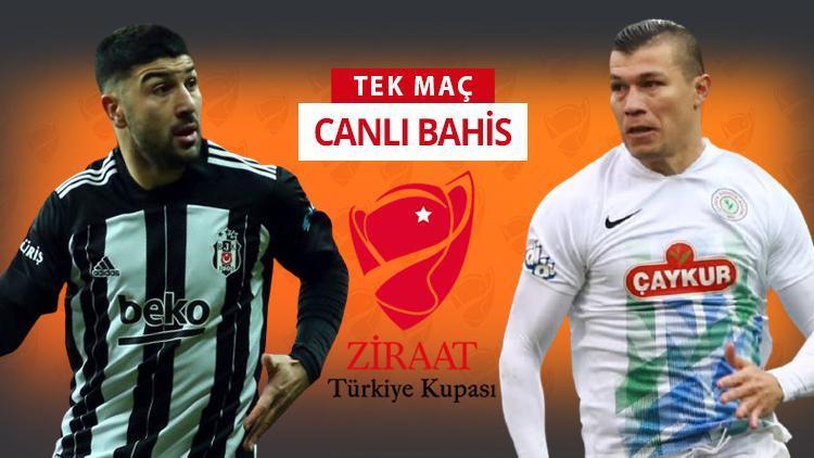 Beşiktaş derbi öncesi kupa virajında Rizespor karşısında galibiyetlerine iddaada...