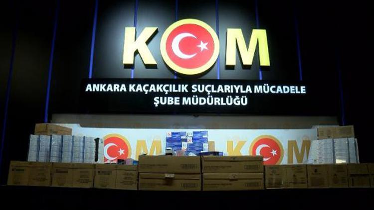 Ankarada kaçak diş macunu operasyonu: 2 gözaltı