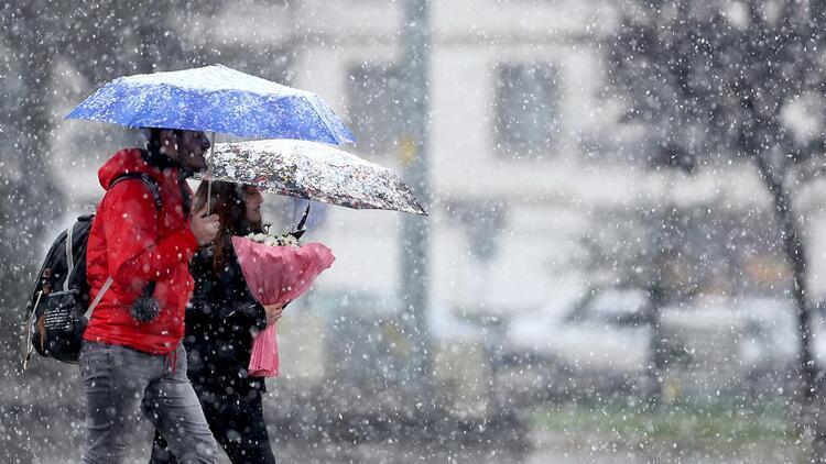 Ankarada kar kenti beyaza bürüdü Bugün kar yağacak mı MGM 14 Ocak İstanbul, Ankara, İzmir ve il il hava durumu tahminleri