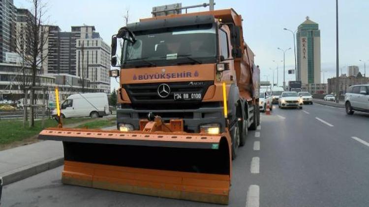 Meteoroloji uyarmıştı, İstanbul’da kar hazırlığı başladı