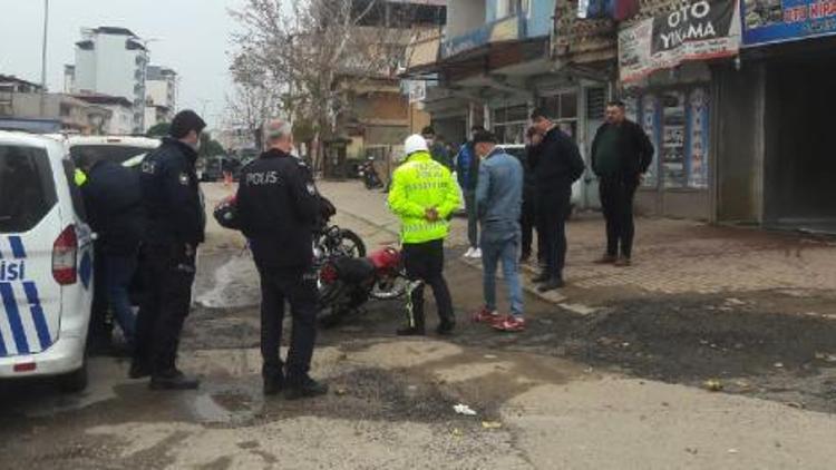 Polisin ‘dur’ ihtarına uymadı motosikleti bırakıp kaçtı
