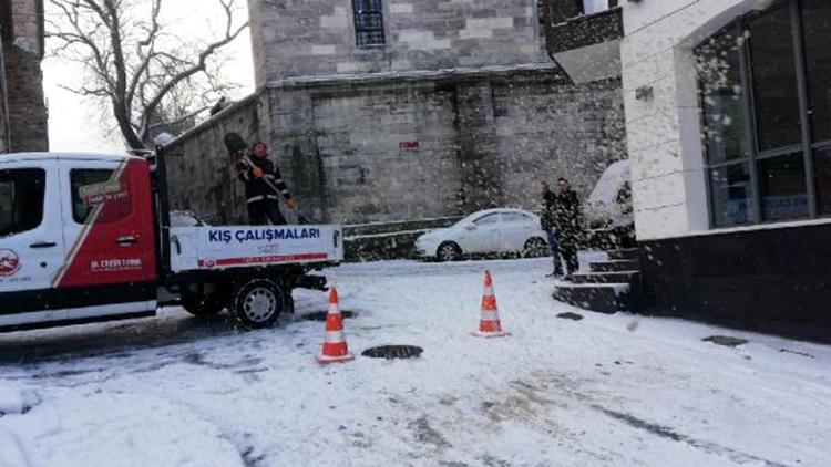 Fatih’te kış çalışmaları aralıksız sürüyor