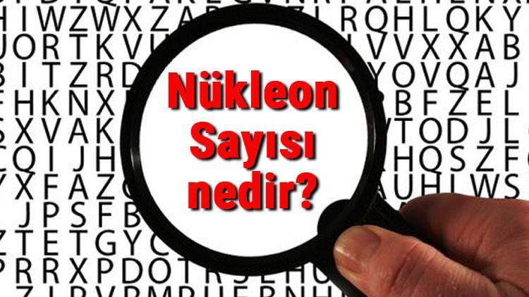 Nükleon Sayısı nedir Nükleon Sayısı nasıl bulunur