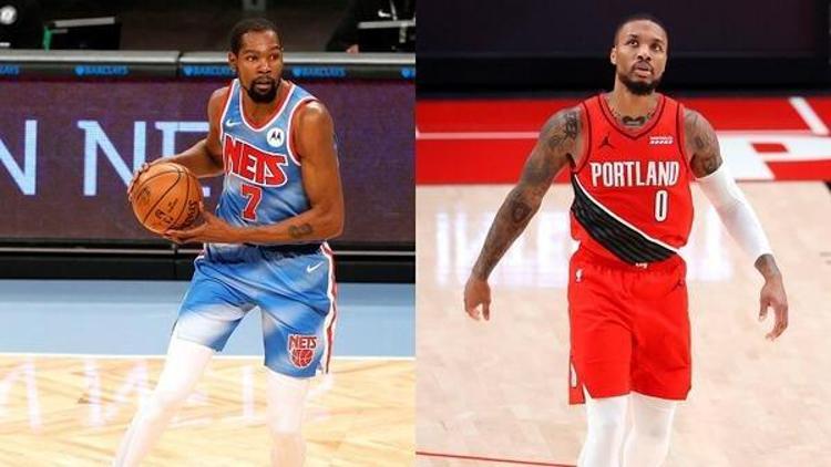 NBAde haftanın oyuncuları Lillard ve Durant