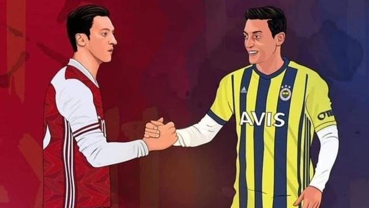 Mesut Özilden Fenerbahçe ve Arsenal paylaşımı