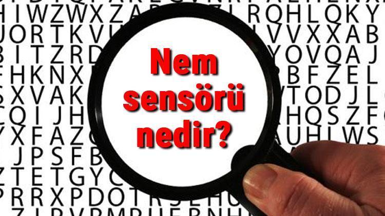 Nem sensörü nedir ve ne işe yarar Nem sensörü çeşitleri ve kullanım alanları