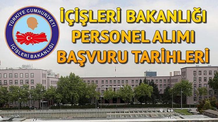 İçişleri Bakanlığı personel alımı başvuruları ne zaman 1.772 sözleşmeli personel alımı başvuru tarihleri ve şartları belli oldu