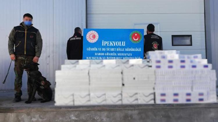 Habur Gümrük Kapısında 29 bin paket kaçak sigara ele geçirildi