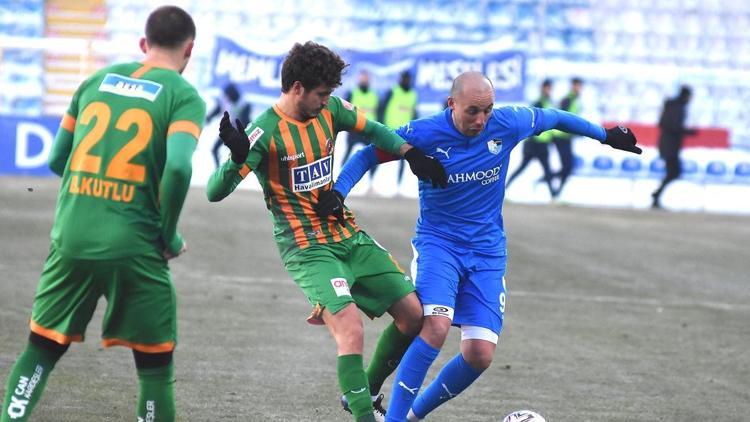 BB Erzurumspor 1-1 Alanyaspor / Maçın özeti ve goller