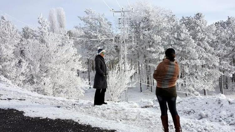 Bayburtta Sibirya soğukları Sıcaklık -22leri gördü