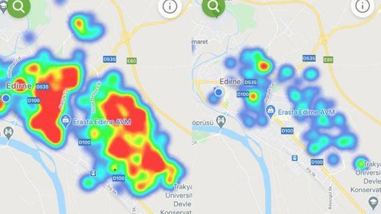 Edirnede vaka sayıları yüzde 90 düştü, tablo yeşile döndü