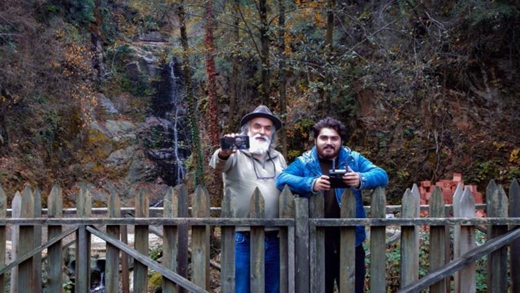 Samsunda baba-oğul doğayı fotoğraflıyorlar