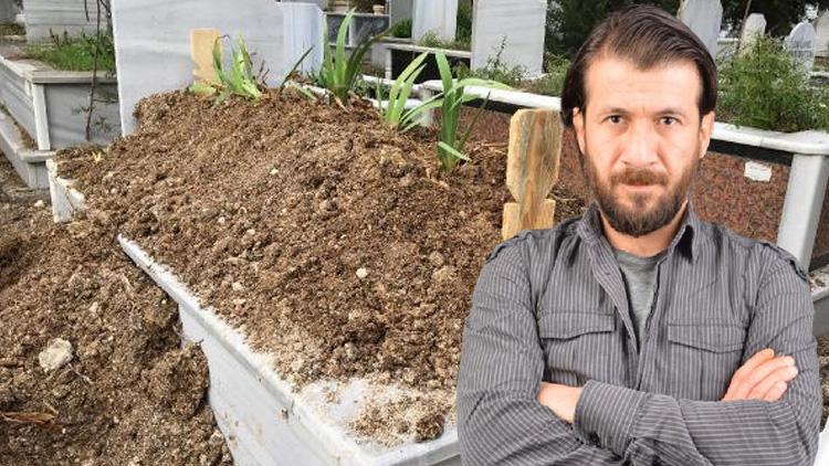 Genç oyuncu Ercan Yalçıntaş, babasının mezarına defnedildi